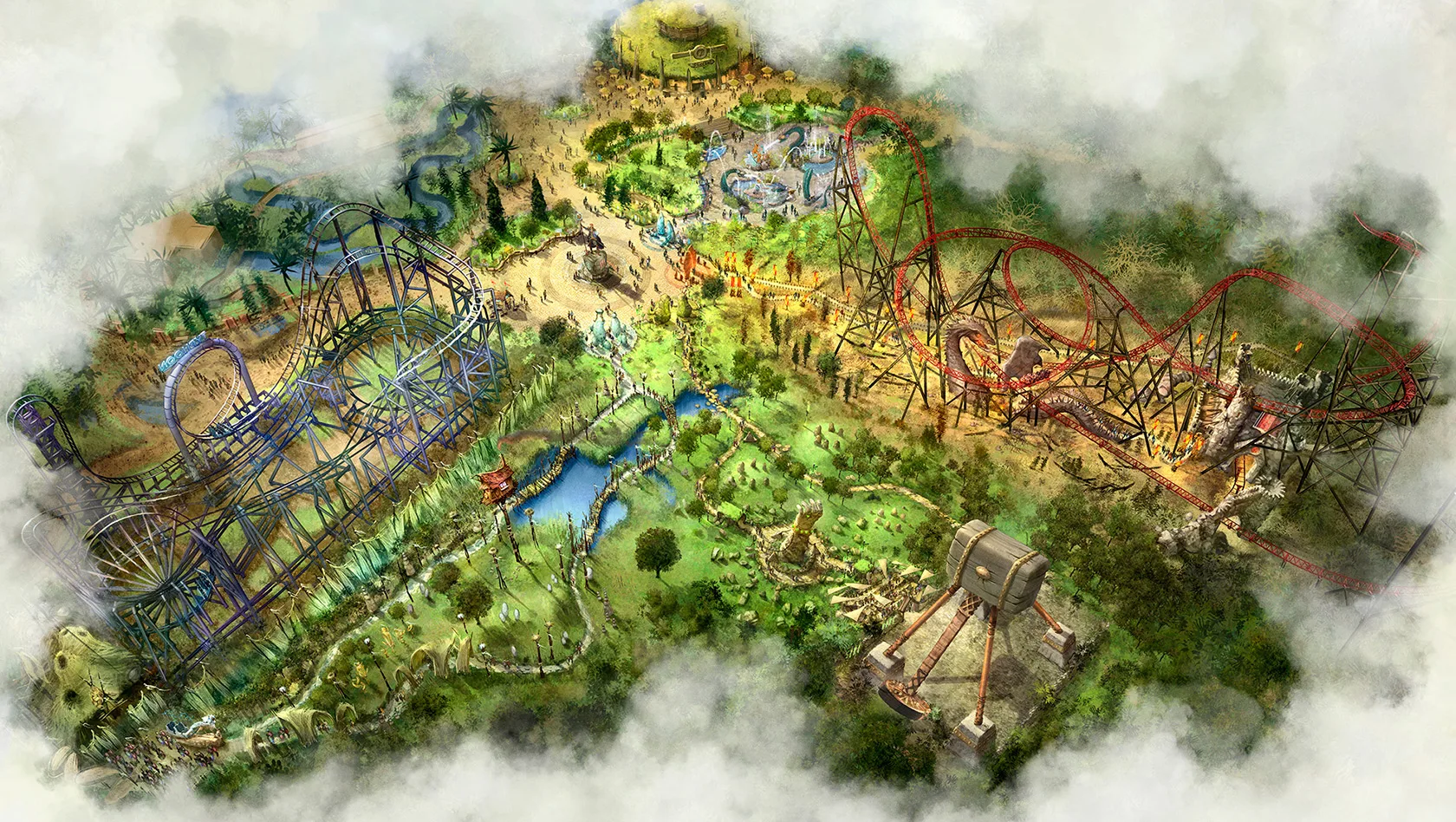 bobbejaanland land of legends concept