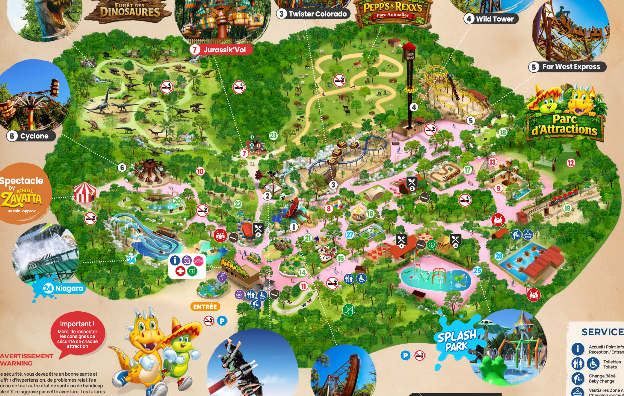 Plan du parc — AnimaParc