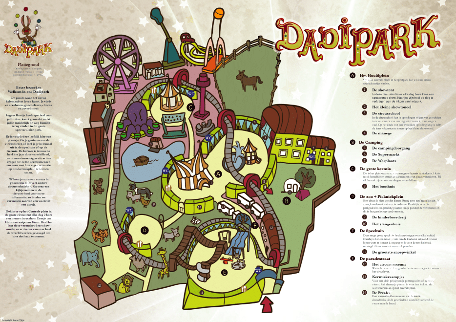 Plan du parc — Dadipark