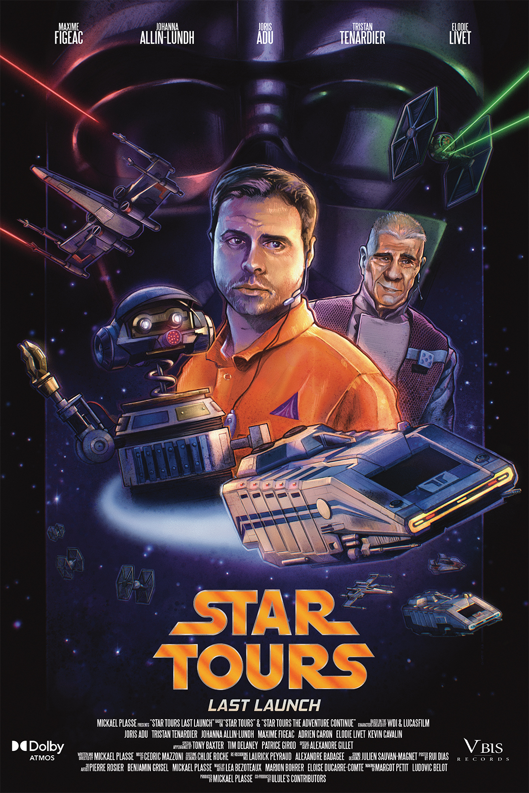 Affiche officielle de Star Tours Last Launch