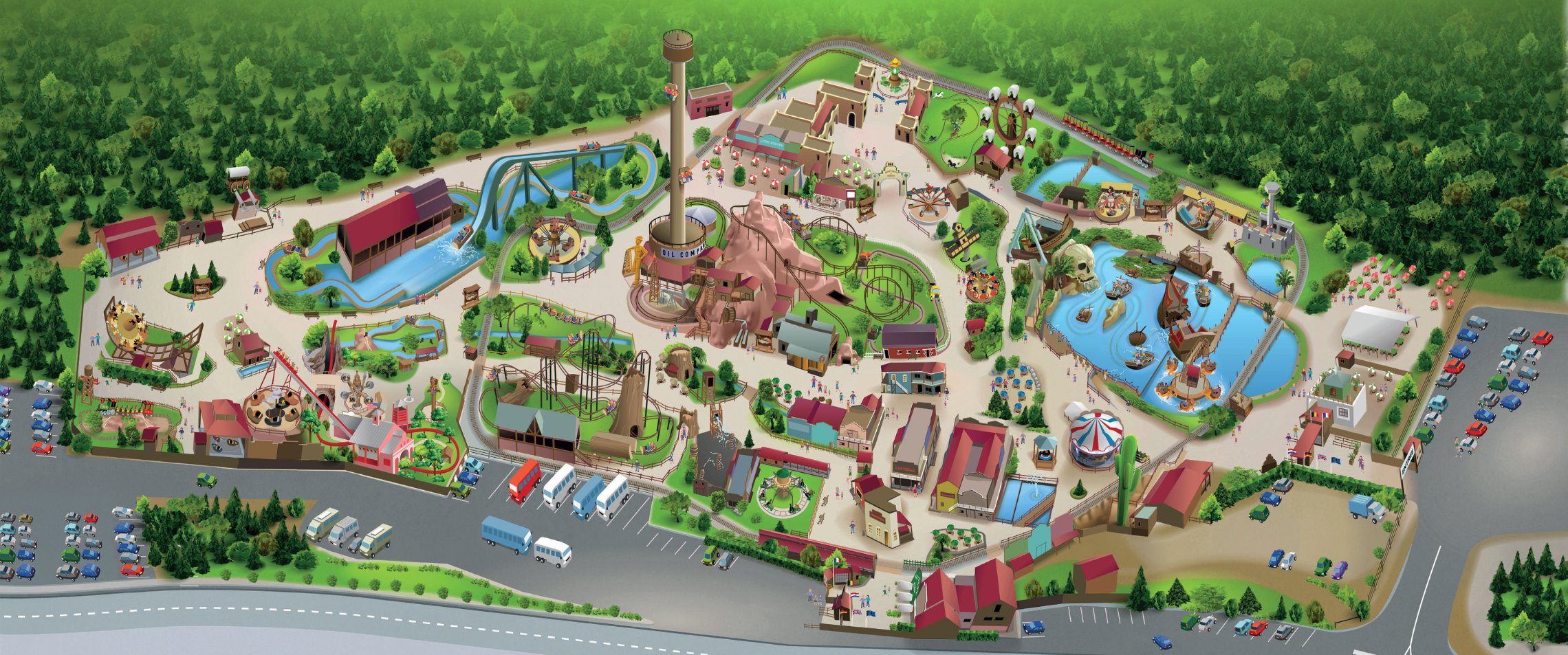 Plan du parc — Fraispertuis-City