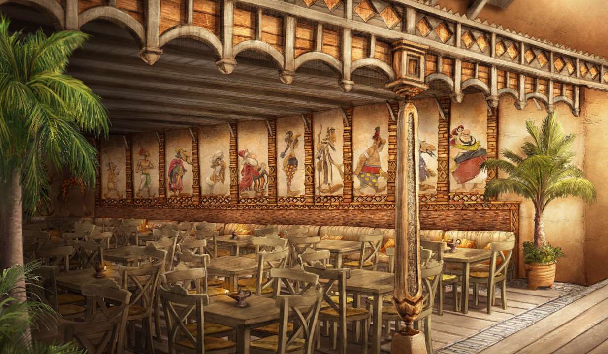 🏺 Restaurant 1 : une grande salle aux influences orientales