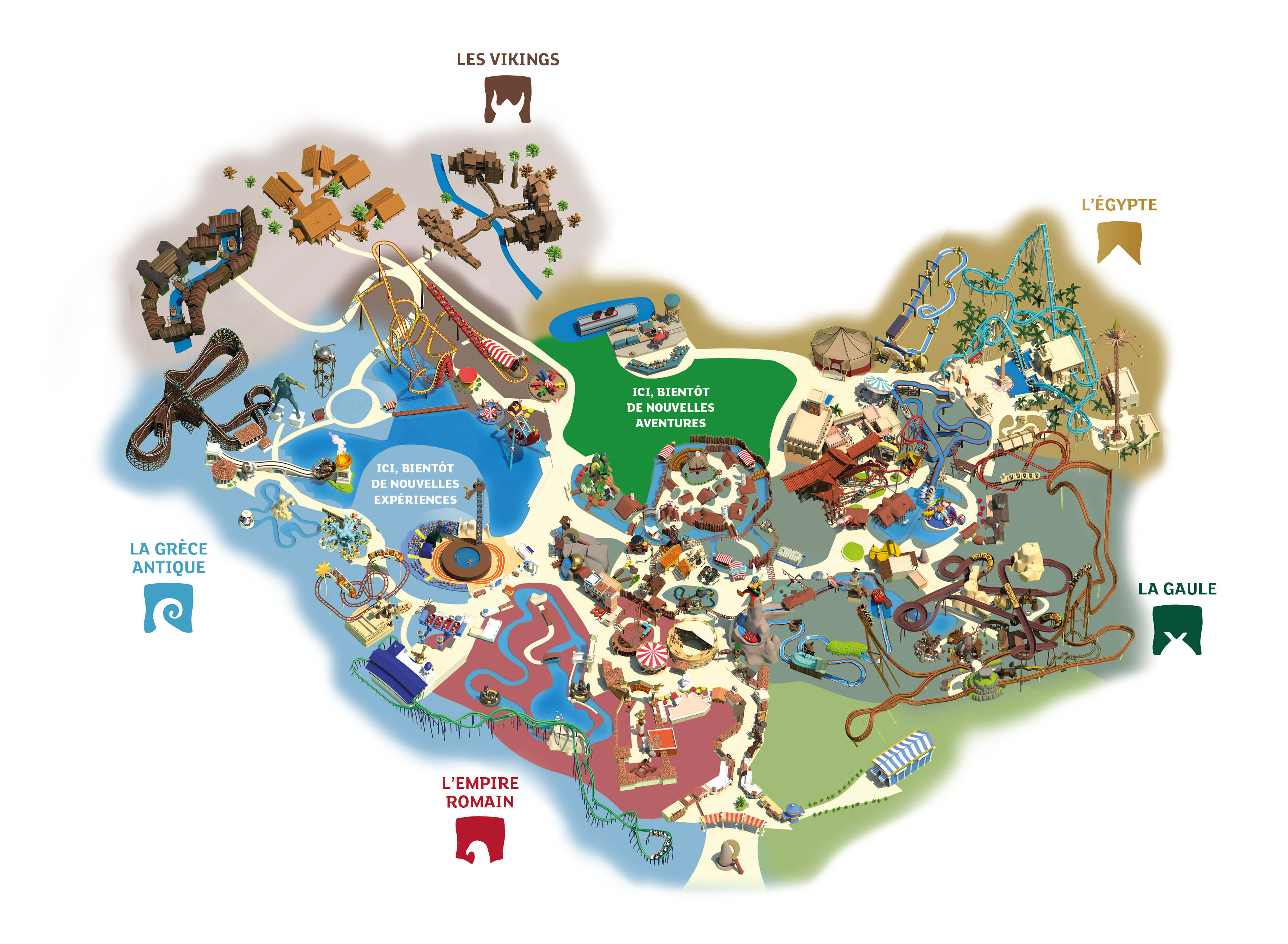 Plan du parc — Parc Astérix
