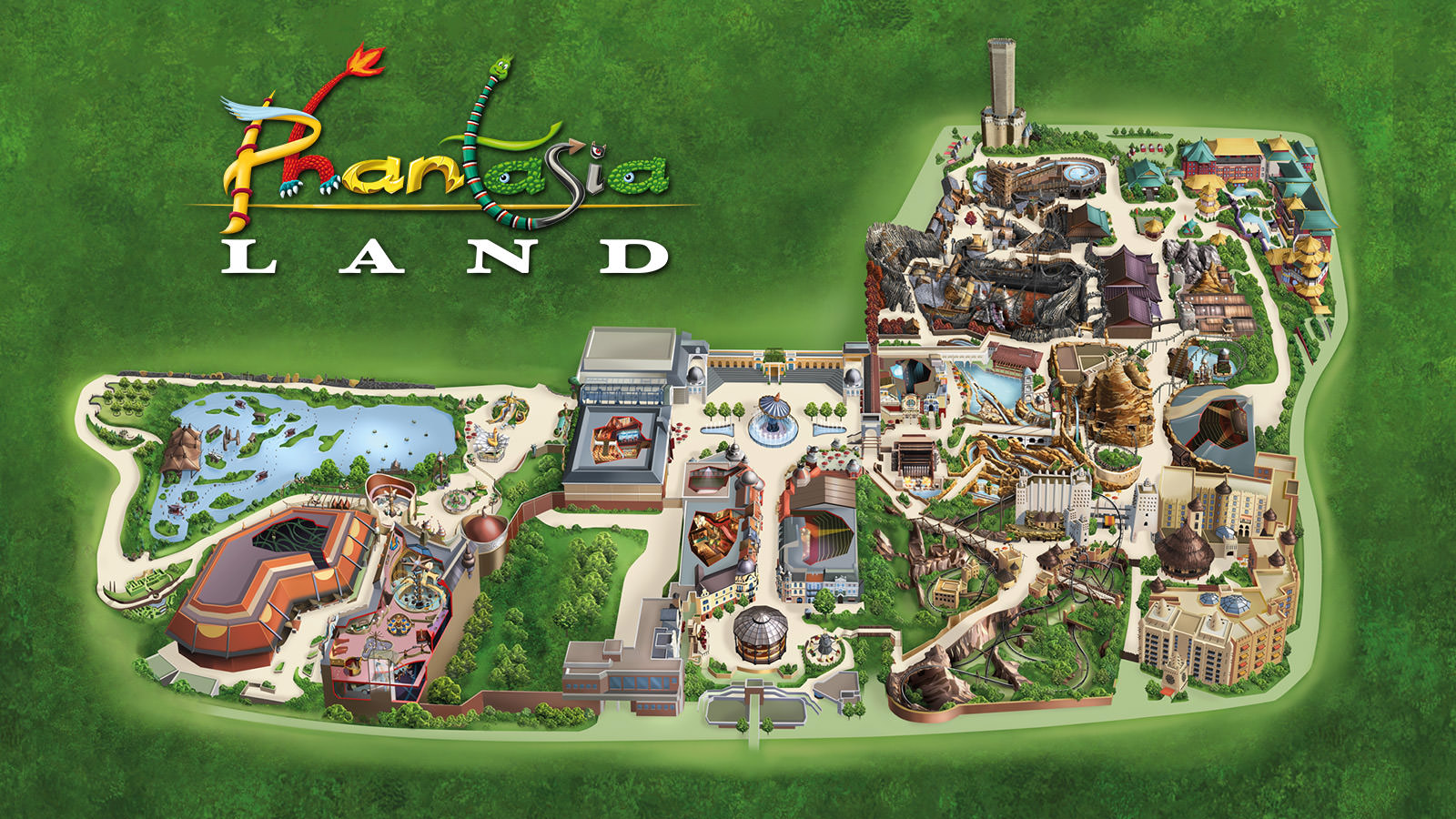 Plan du parc — Phantasialand