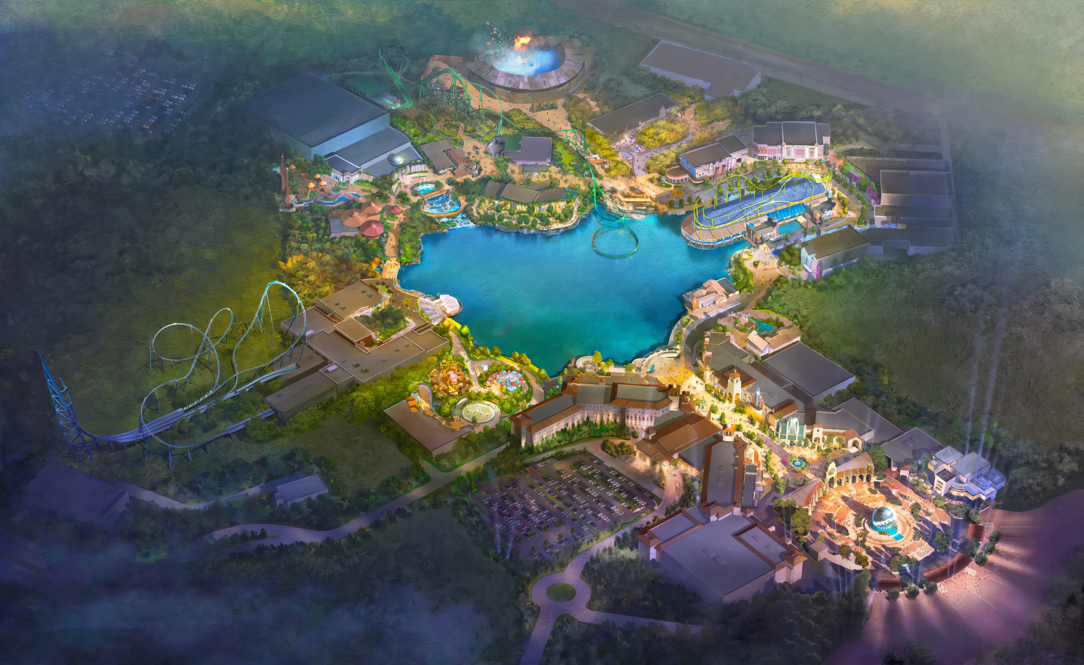 Plan du parc — Universal United Kingdom Resort