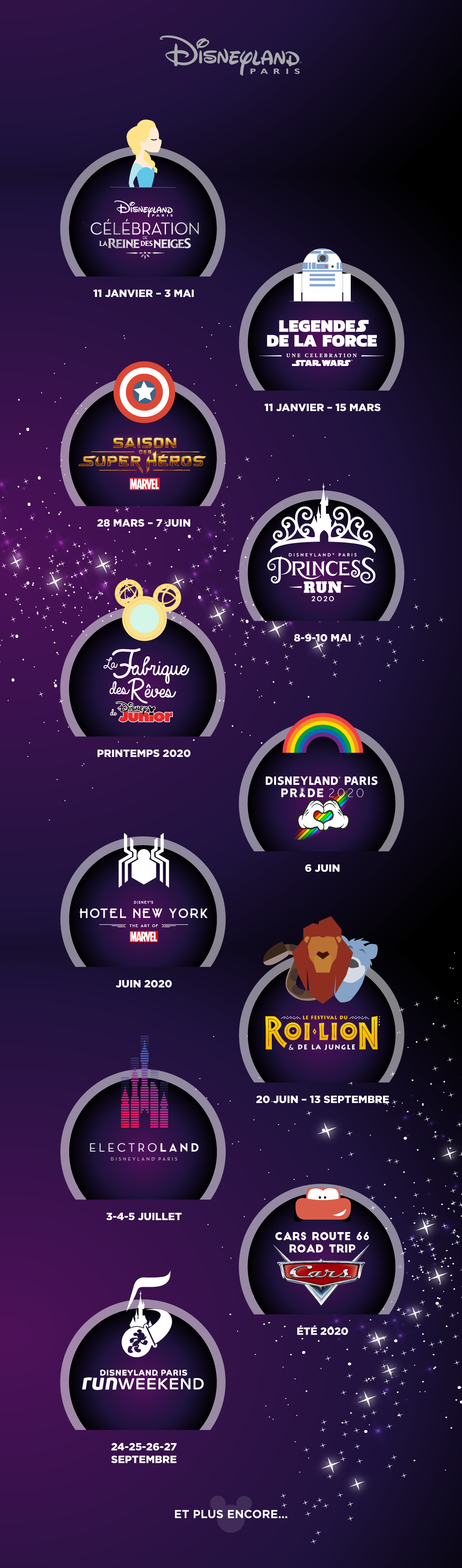 2019 Disney Carte Voeux FR