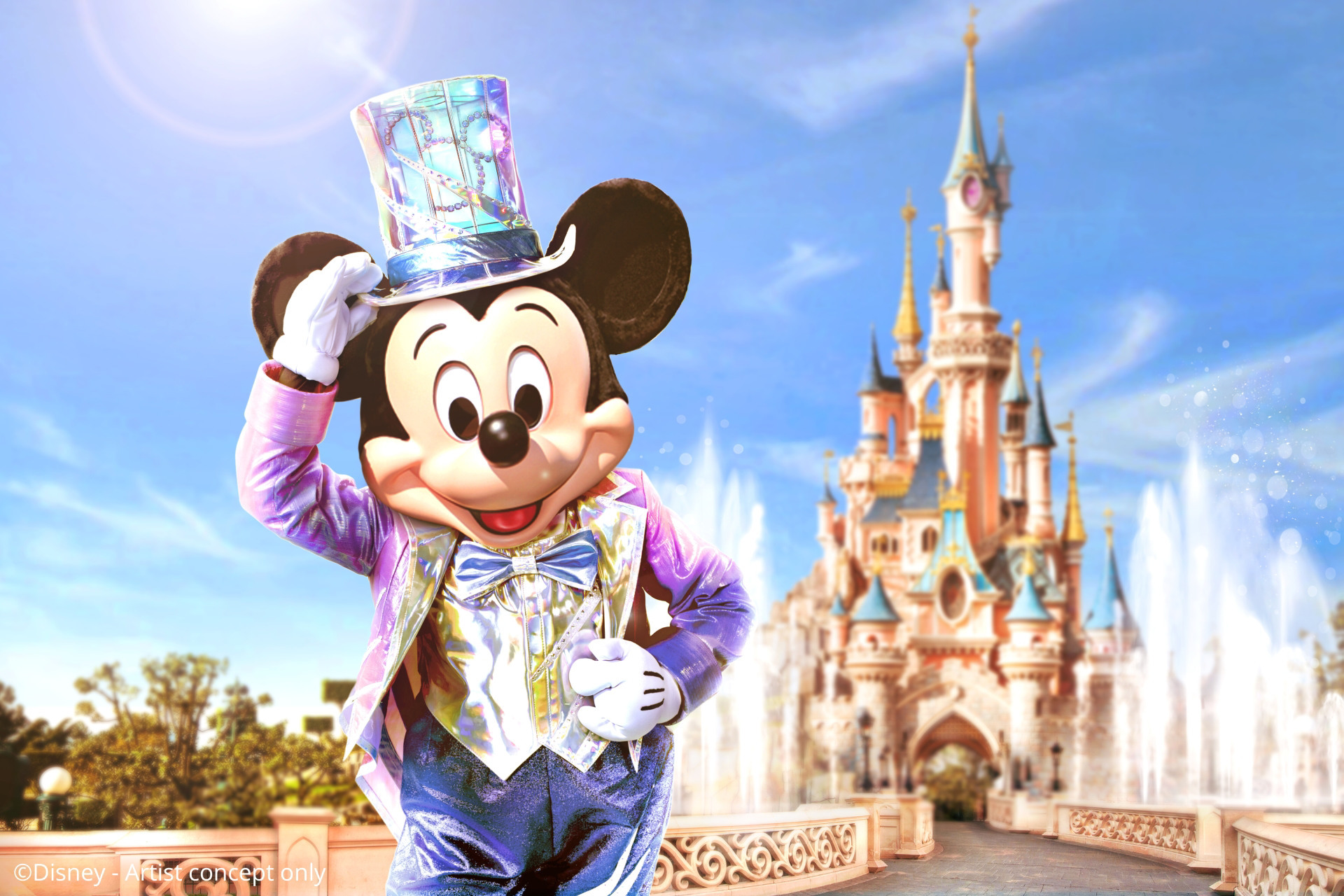 Mickey Disneyland Paris Anniversaire 30 ans