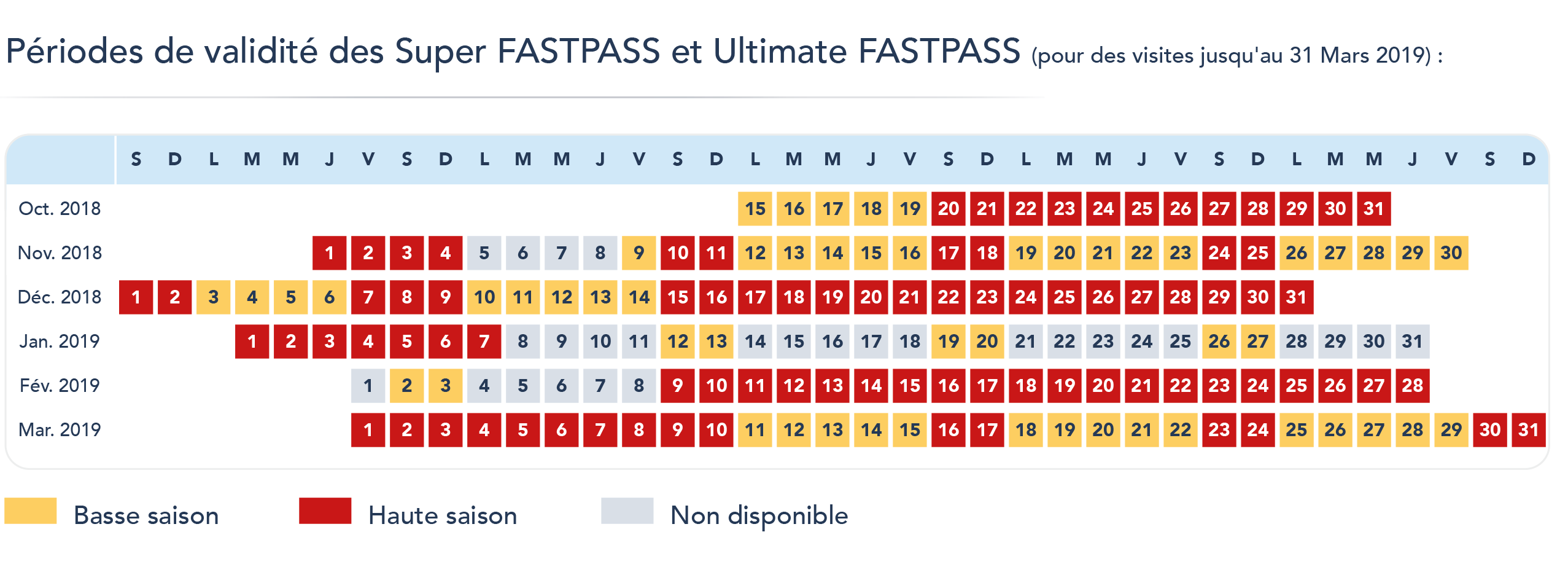 calendar fastpass new range fr