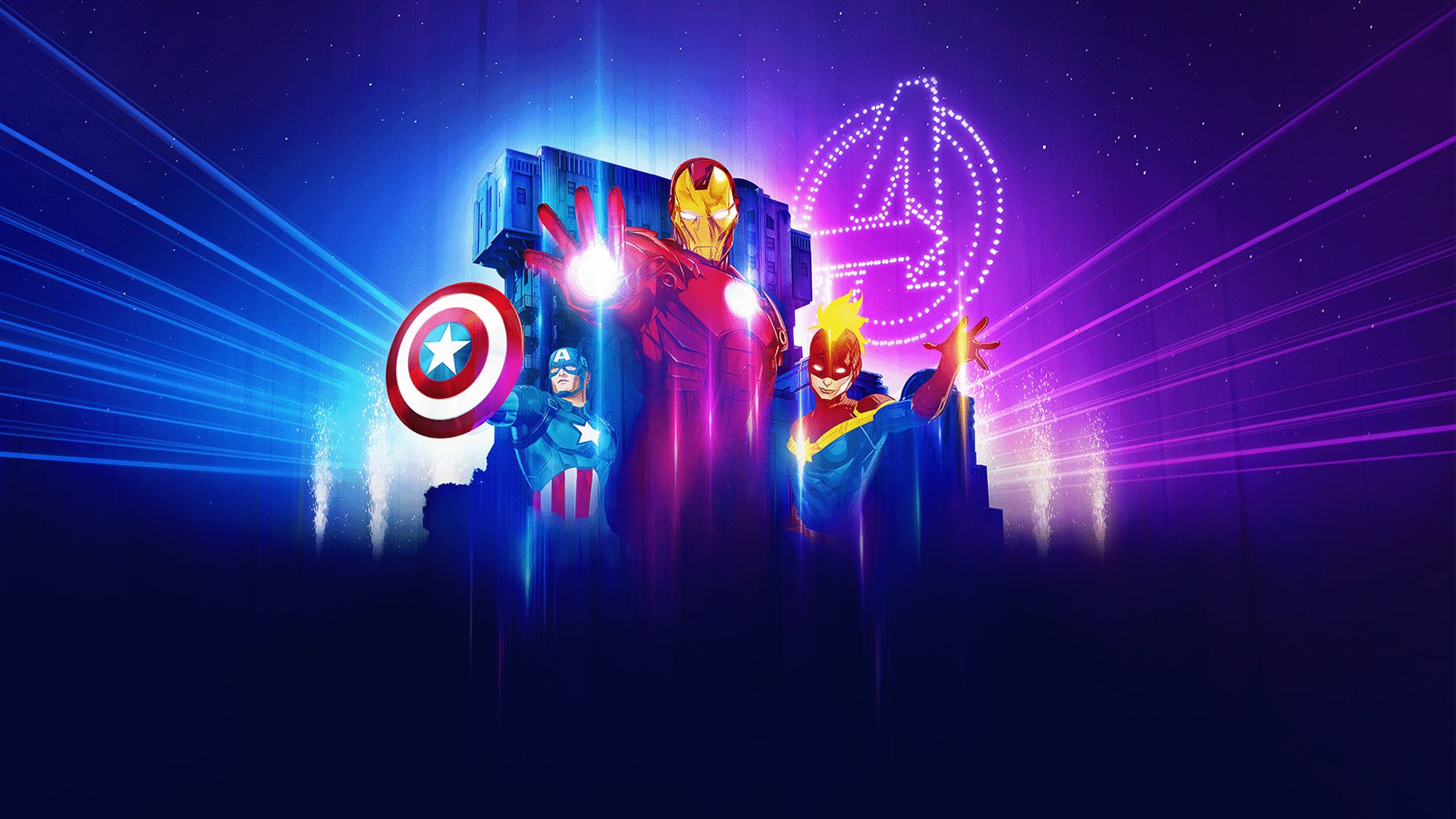 Avengers : Power the Night à Disneyland Paris