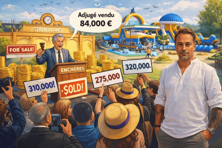 Grinyland : les manèges du parc vendus aux enchères pour 84 000 € à Reims