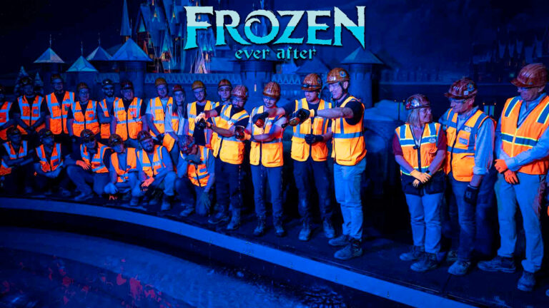 Une nouvelle étape avec la mise en eau de l’attraction Frozen Ever After à World of Frozen