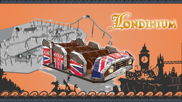 Le futur Multi Dimension Coaster de Intamin pour Londinium au Parc Astérix (2028)