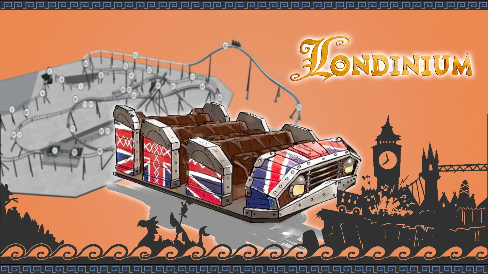 Londinium Intamin Coaster en 2028 au Parc Astérix