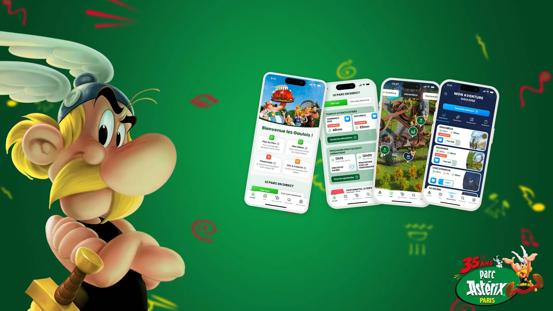La nouvelle application mobile Parc Astérix