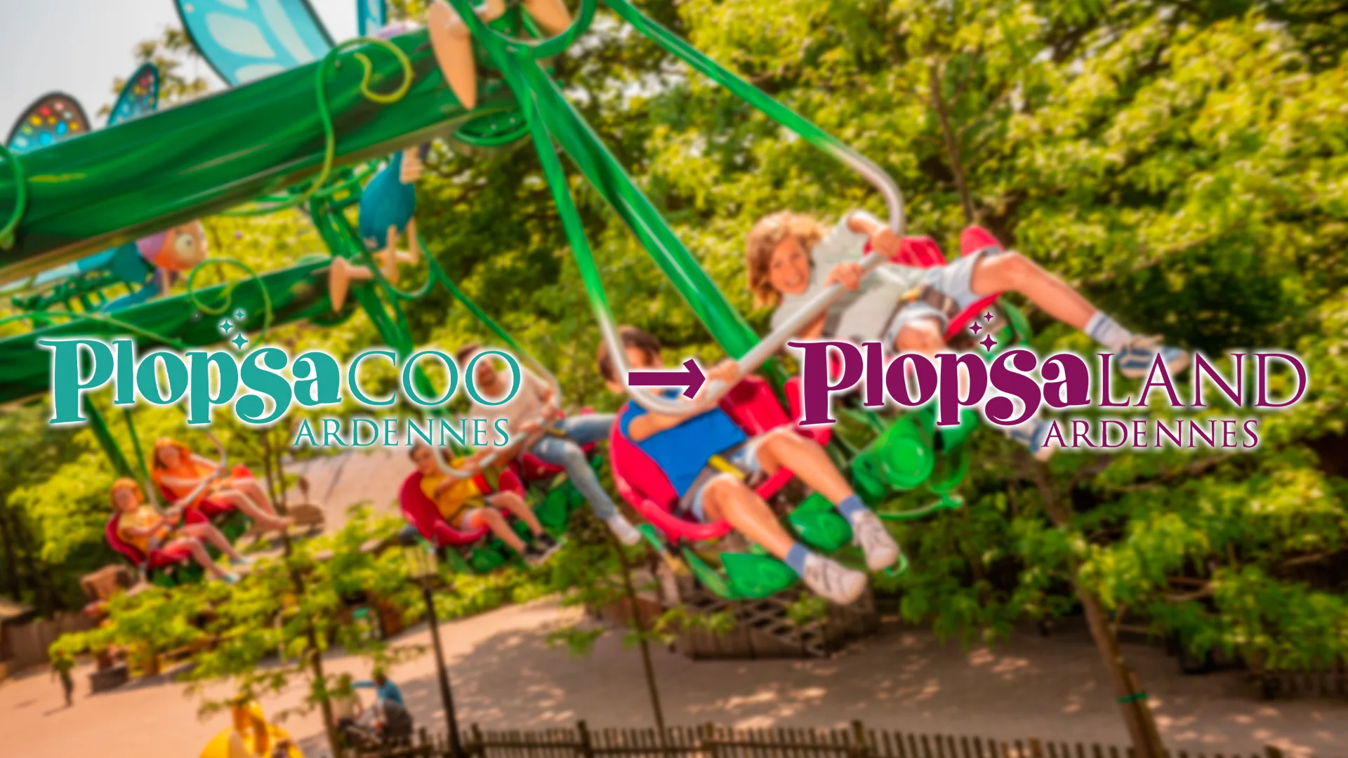 Plopsa Coo devient Plopsaland Ardennes