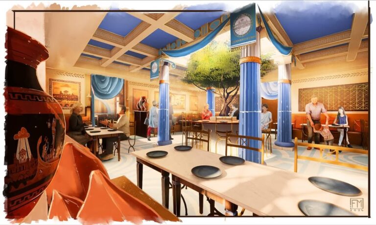2027 - La table de Dionysos - Parc Asterix