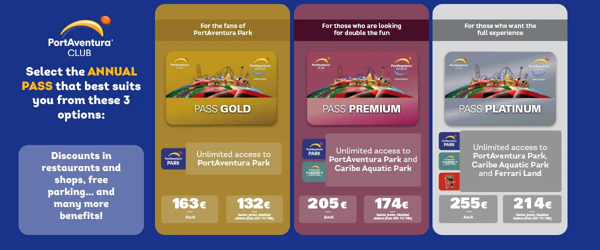 offre port aventura Luxe Club Benefits Platinum Pass