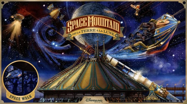 Space Mountain – De la Terre à la Lune revient à Disneyland Paris