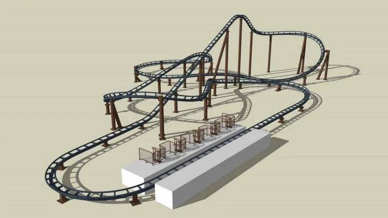 Wild West Coaster - Layout01