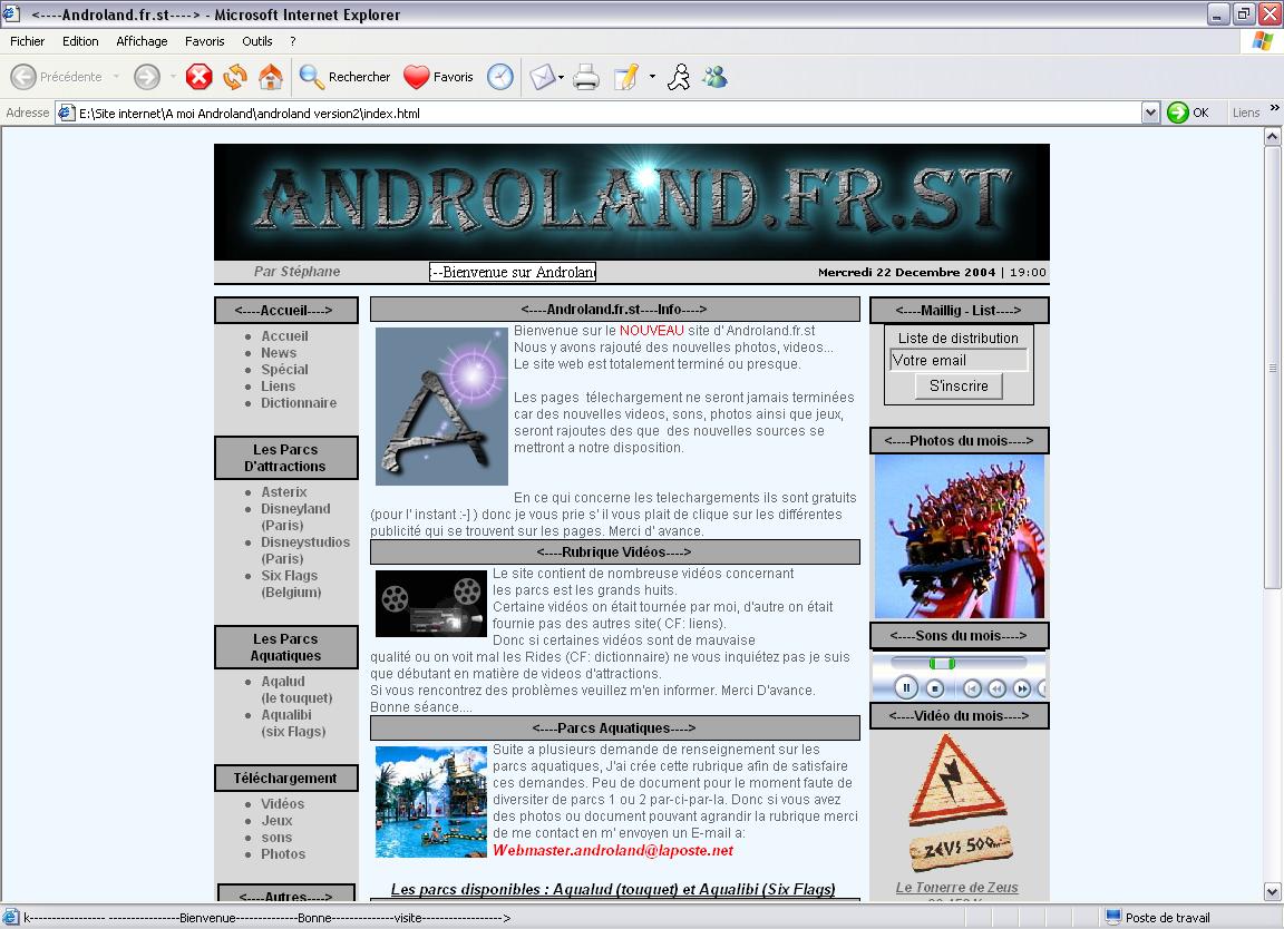 Androland 2004, Version 3