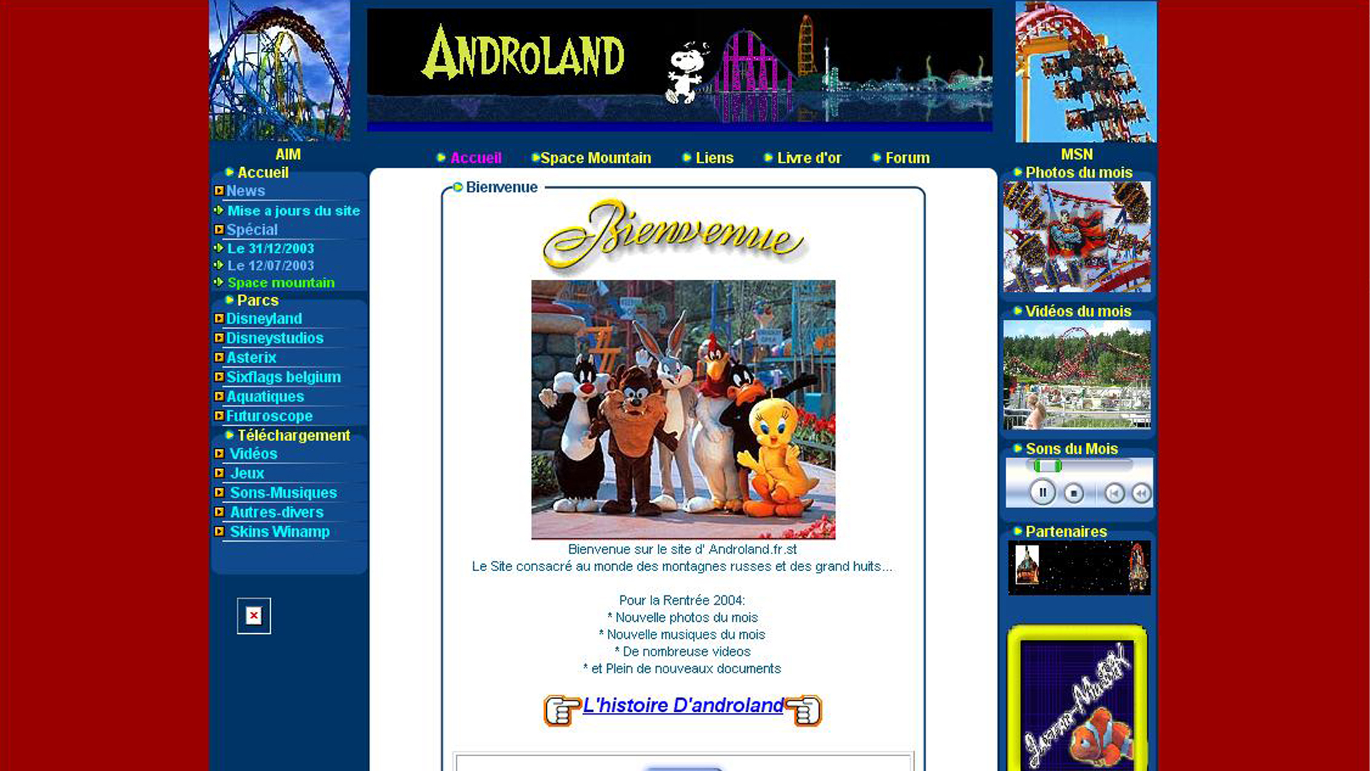Androland en 2004