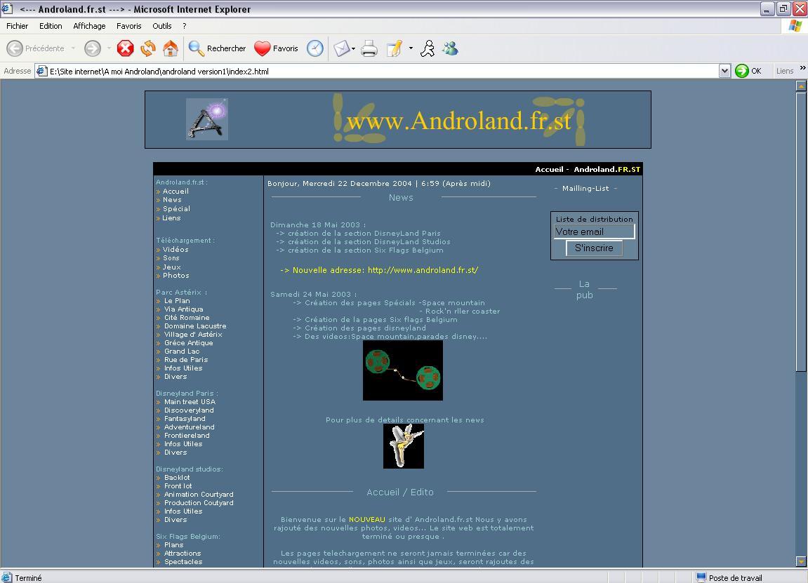 Androland 2004, Version 2