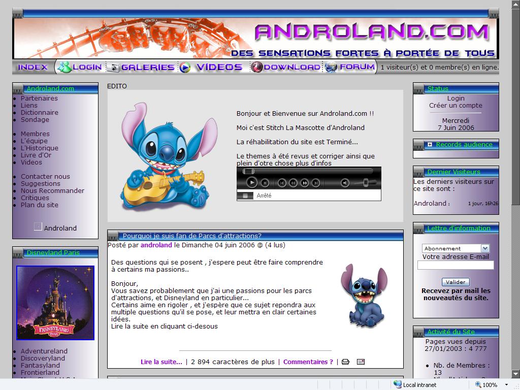 Androland 2006, Version 7 à 9